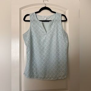 Market & Spruce Women’s Size Medium Baby Blue Career Blouse